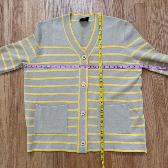 TUCKERNUCK Chai Stripe Lauren Cardigan sweater - Picture 12 of 12